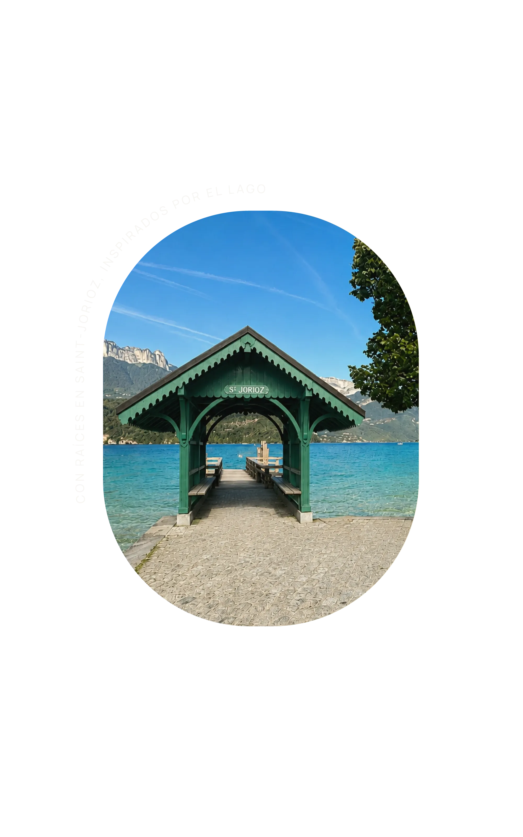 Embarcadero de Saint-Jorioz a orillas del lago de Annecy